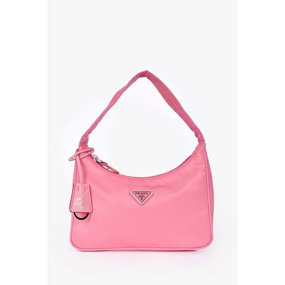 Prada Accessories - Prada Pink Nylon Re-Edition 2000 Shoulder Bag